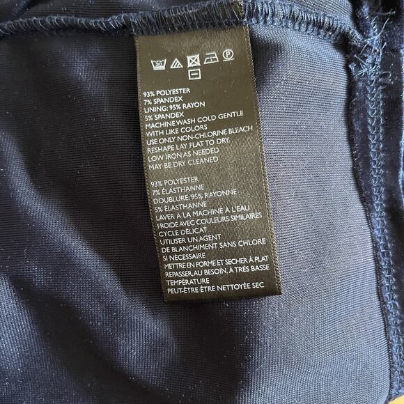 Urban Outfitters Crushed Navy Blue Velvet Mini Slip Dress Medium Y2K Minimalist - Picture 10 of 10